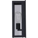 Miller 1 Light 5.5 inch Black/Gold Outdoor Lantern
