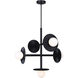 Payton 5 Light 27.5 inch Black Chandelier Ceiling Light