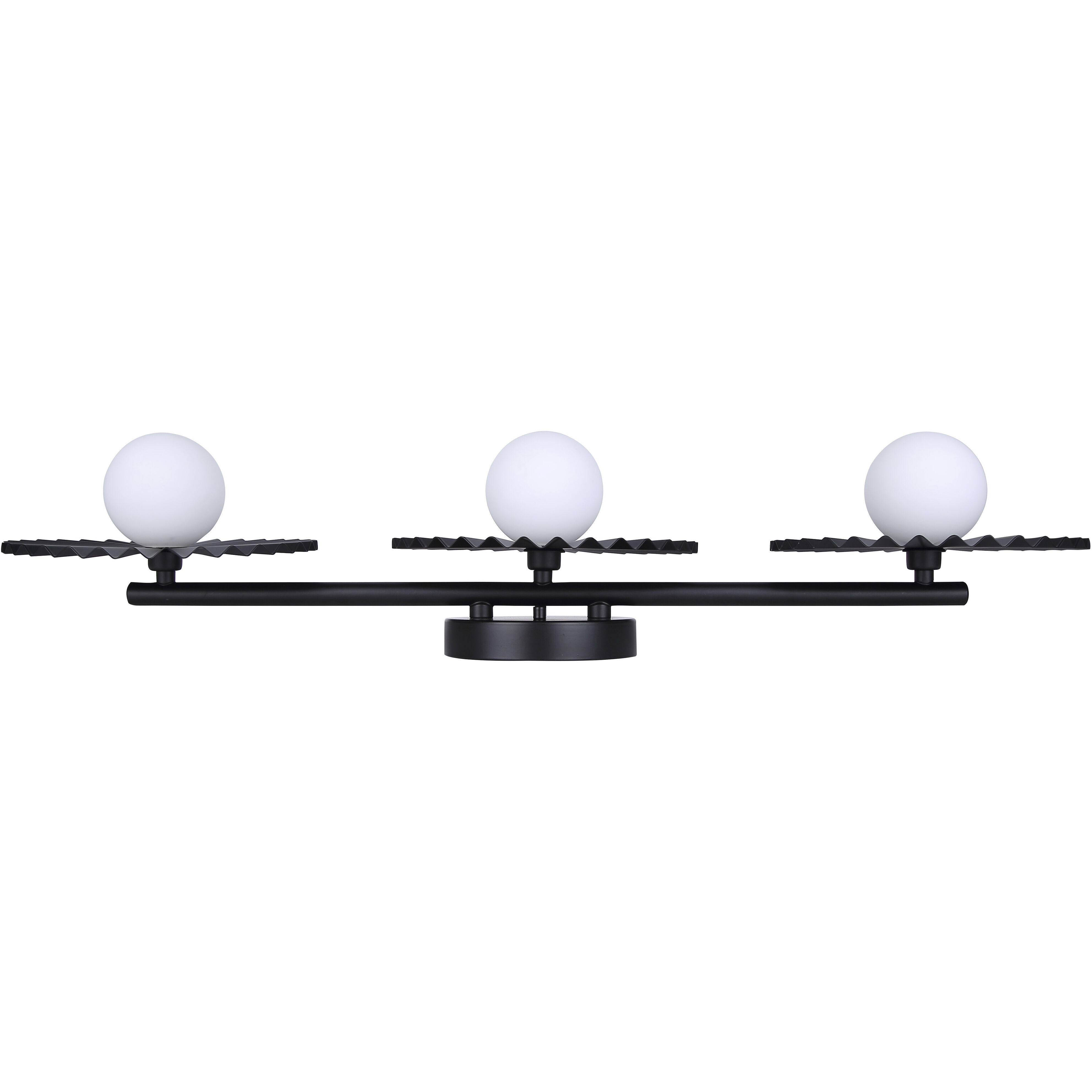 Payton 3 Light 28.5 inch Black Vanity Light Wall Light