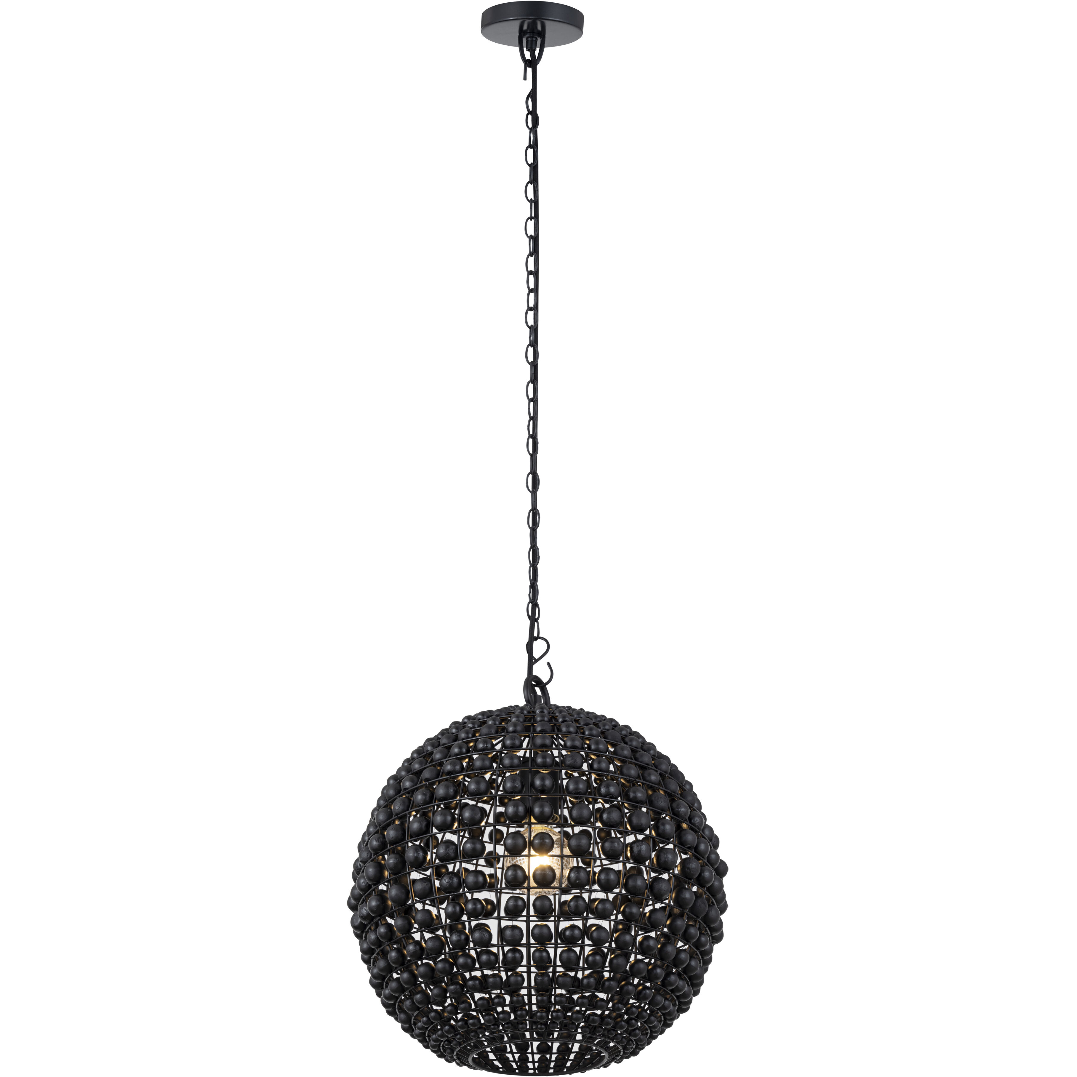 Burkley 1 Light 16 inch Matte Black Pendant Ceiling Light