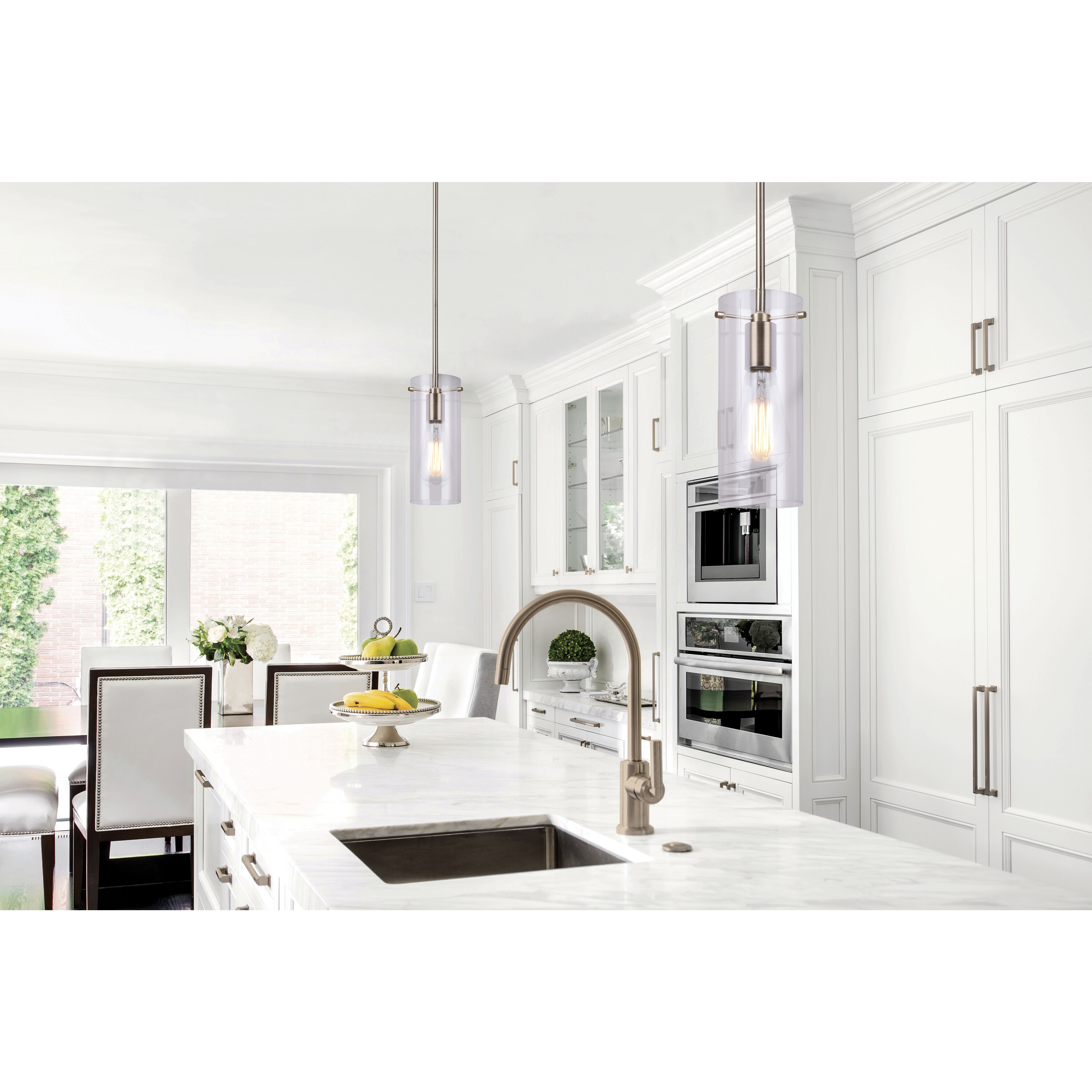 Madison 1 Light 5 inch Gold Pendant Ceiling Light