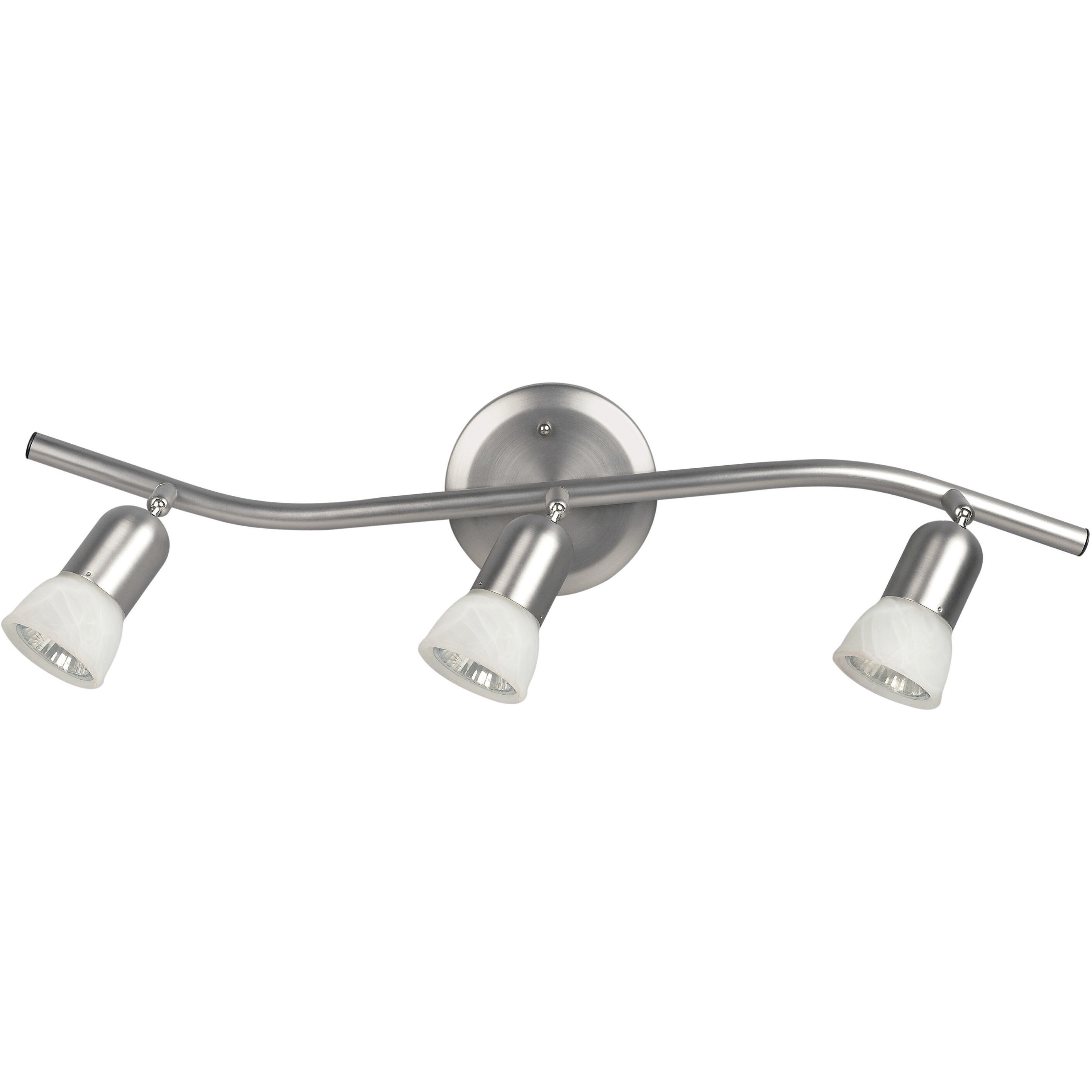 James 3 Light 120 Brushed Pewter Track Lighting Ceiling Light