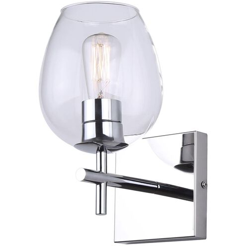 Cain 1 Light 7.5 inch Chrome Vanity Light Wall Light