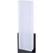Farrow LED 4.75 inch Black Vanity Light Wall Light