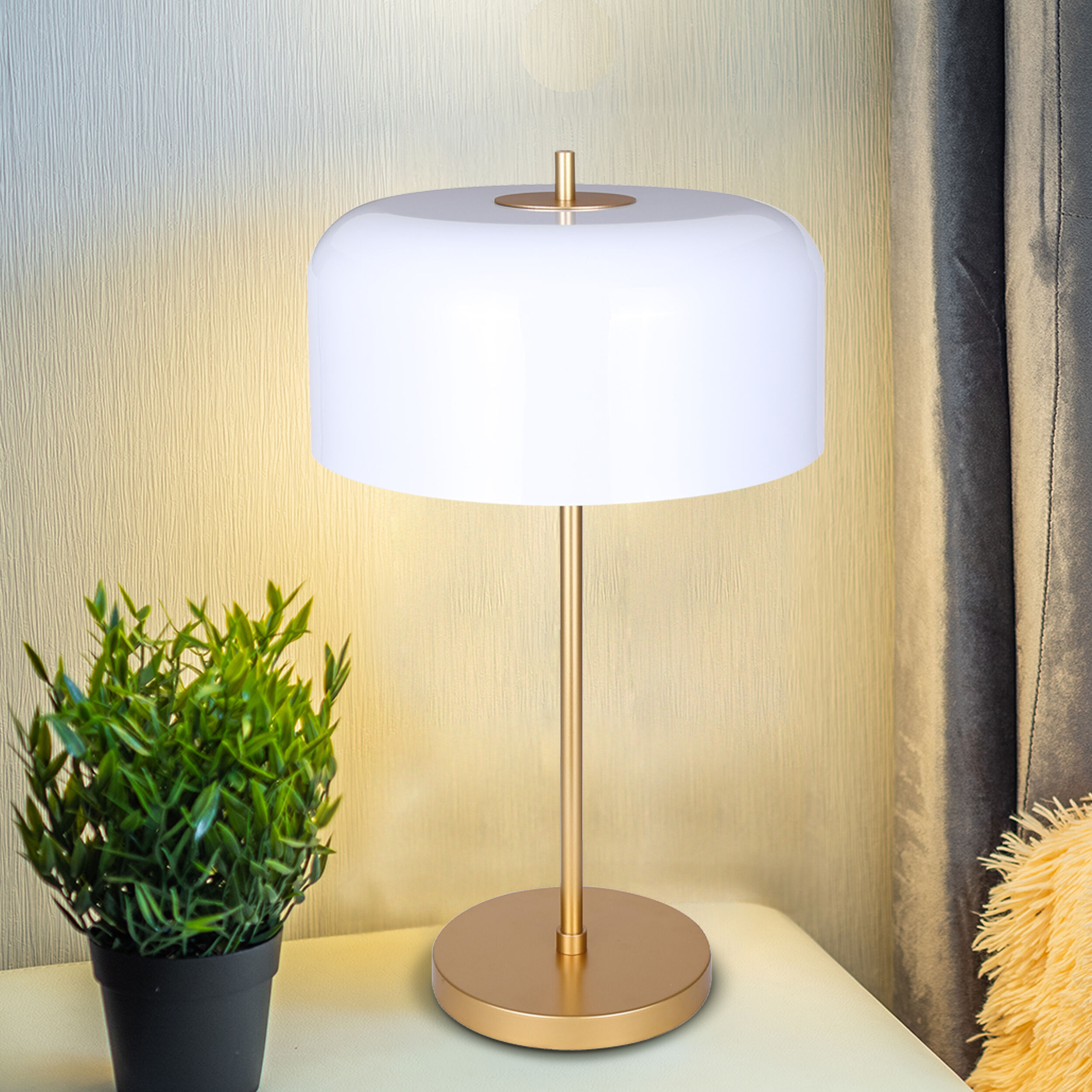 Milli 23 inch 40.00 watt Gold Table Lamp Portable Light