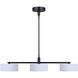 Carmynn LED 8.13 inch Black Pendant Ceiling Light