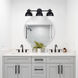 Polo 3 Light 25 inch Black Vanity Light Wall Light