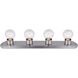 Bathroom Strip 4 Light 24 inch Brushed Pewter Vanity Light Wall Light