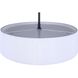Carmynn LED 16.5 inch Black Chandelier Ceiling Light