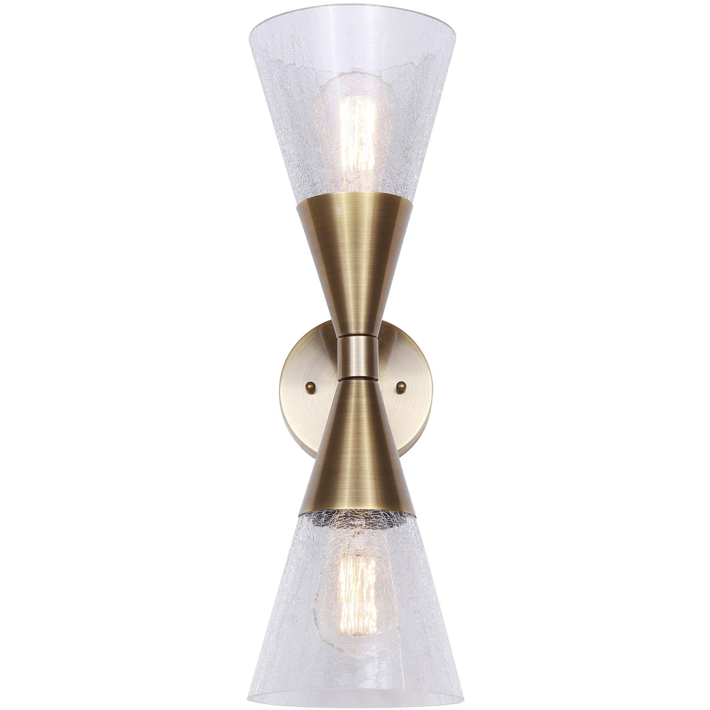 Lillian 2 Light 6 inch Gold Wall Fixture Wall Light