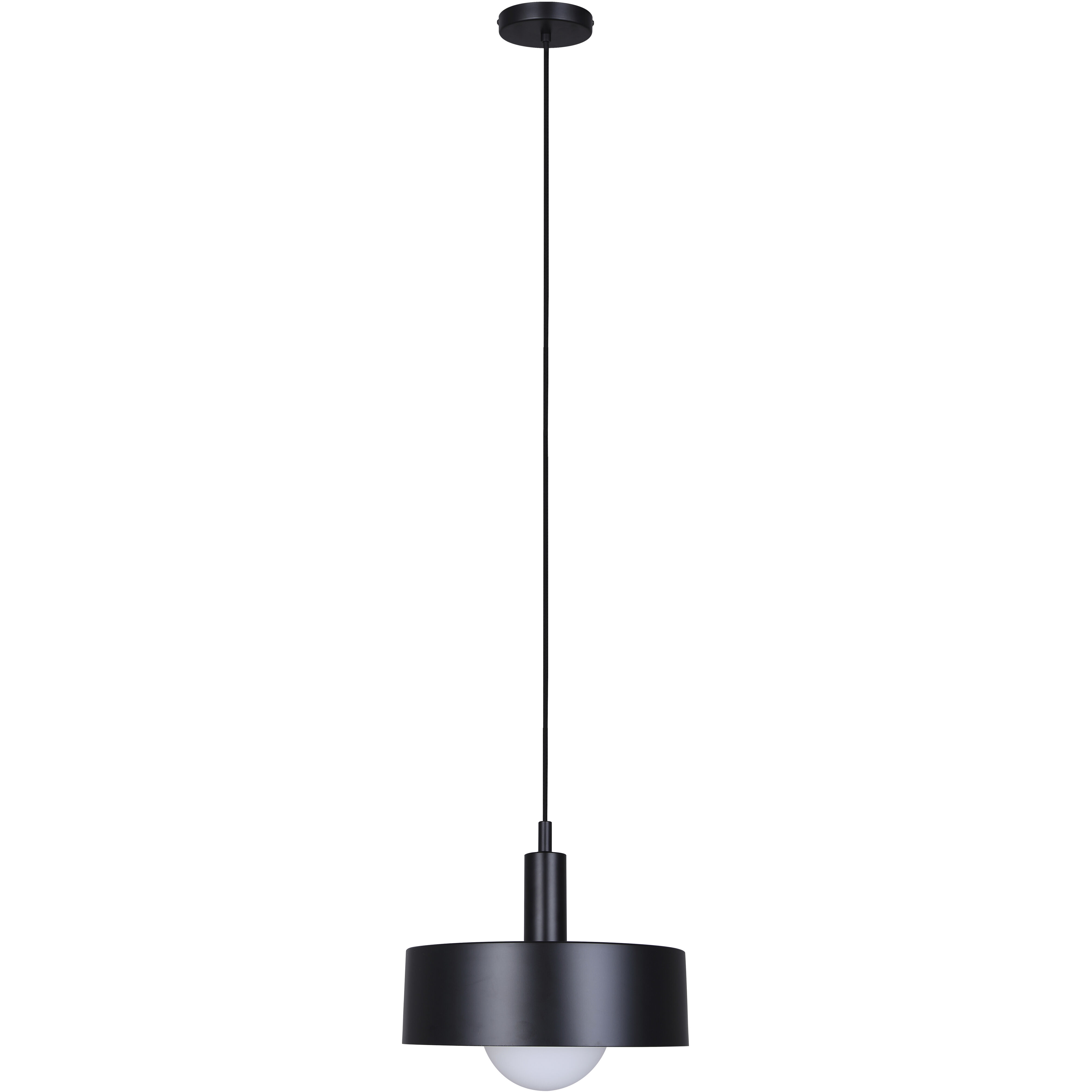 Daylon 1 Light 12.63 inch Matte Black Pendant Ceiling Light