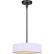 Carmynn LED 16.5 inch Black Chandelier Ceiling Light