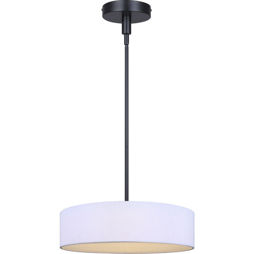 Carmynn LED 16.5 inch Black Chandelier Ceiling Light