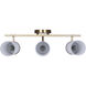 Kinslea 3 Light 23 inch Gold Vanity Light Wall Light
