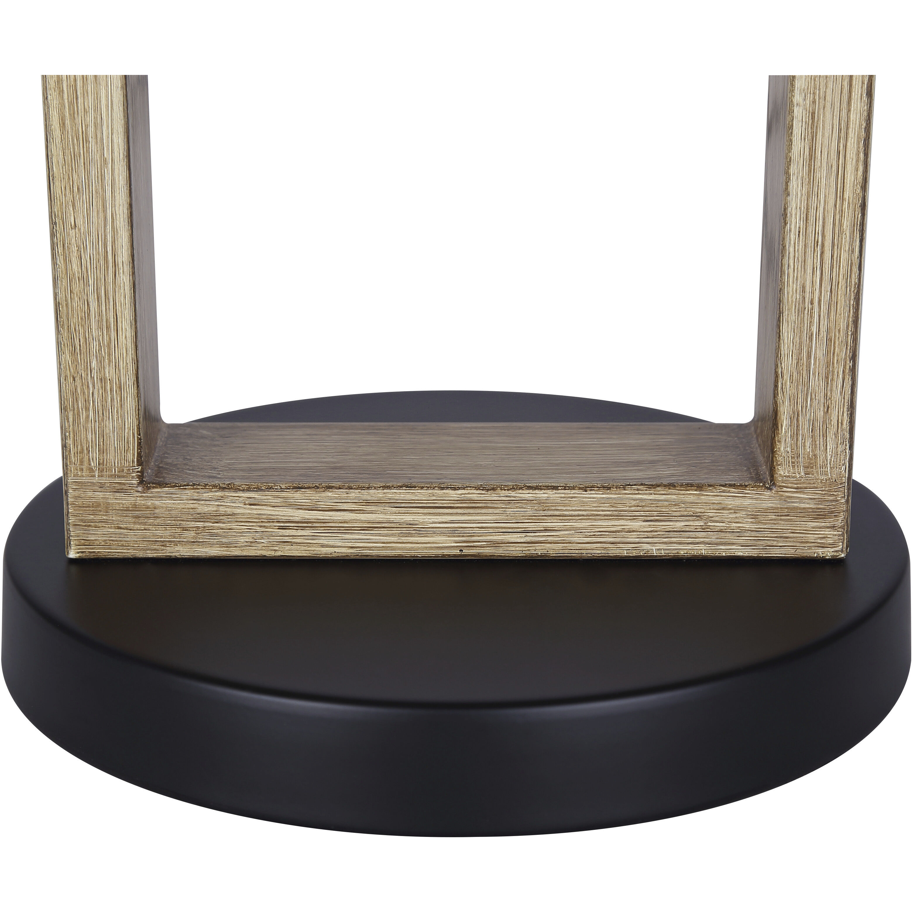 Burke 26 inch 60.00 watt Matte Black and Brushed Brown Table Lamp Portable Light