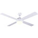 Madison 48 inch White Ceiling Fan