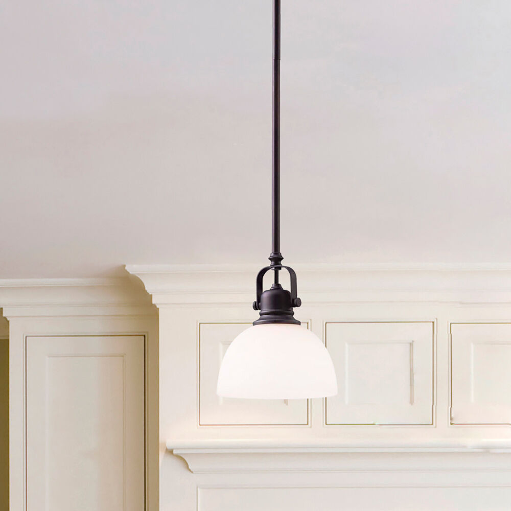 Madison 1 Light 7 inch Oil Rubbed Bronze Pendant Light Ceiling Light