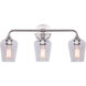 Conall 3 Light 24 inch Brushed Nickel Vanity Light Wall Light