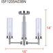 Benson 3 Light 16 inch Brushed Nickel Semi-Flush Mount Ceiling Light