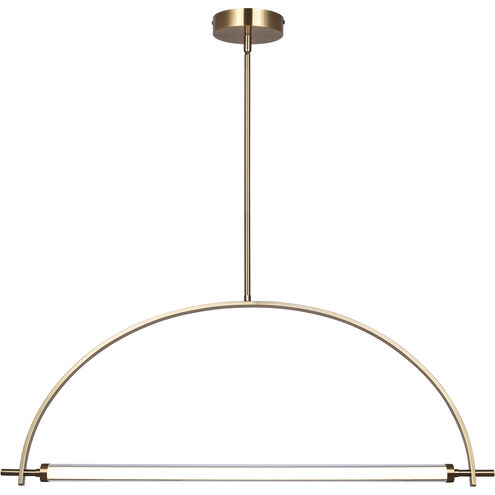 Keaton LED 33.5 inch Gold Chandelier Ceiling Light