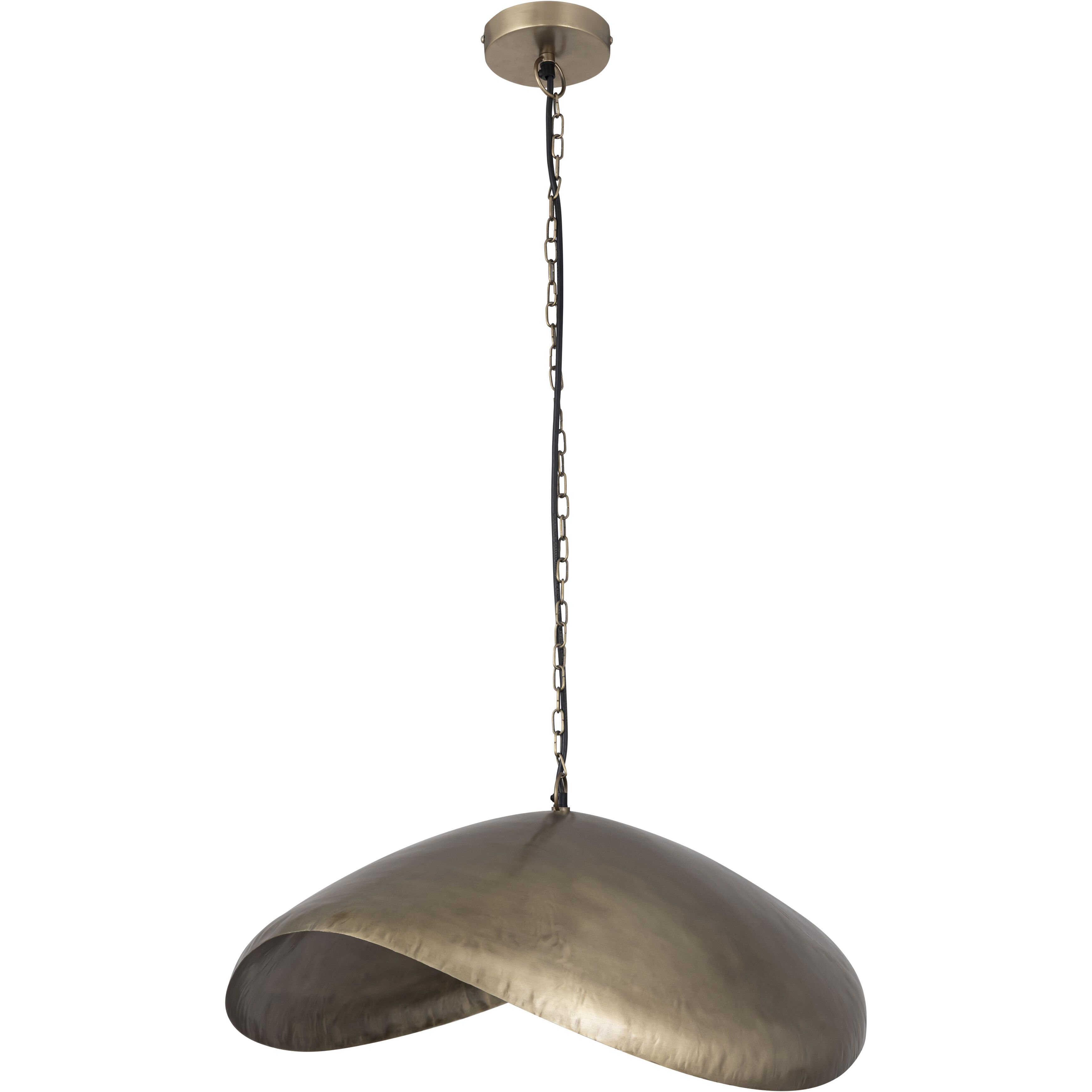 Maverick 1 Light 29.25 inch Antique Brass Pendant Ceiling Light