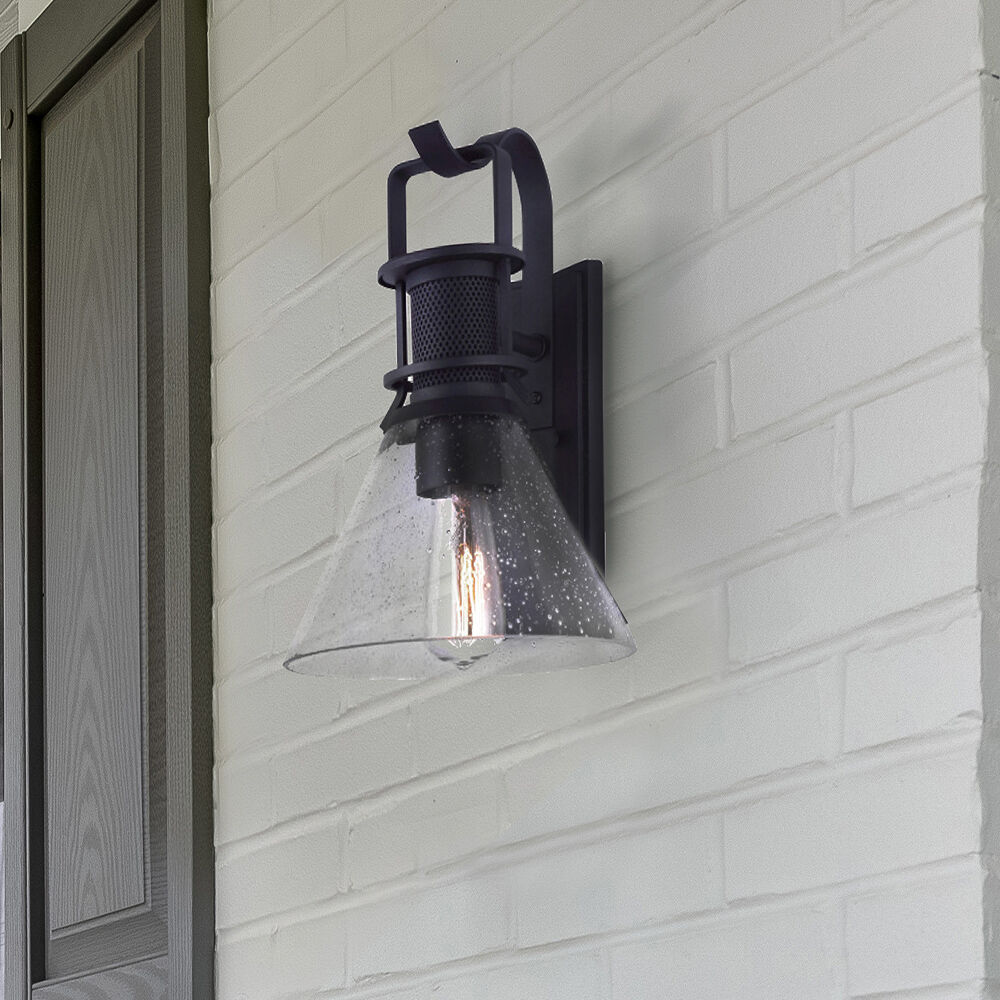 Avery 1 Light 10 inch Black Outdoor Down Light