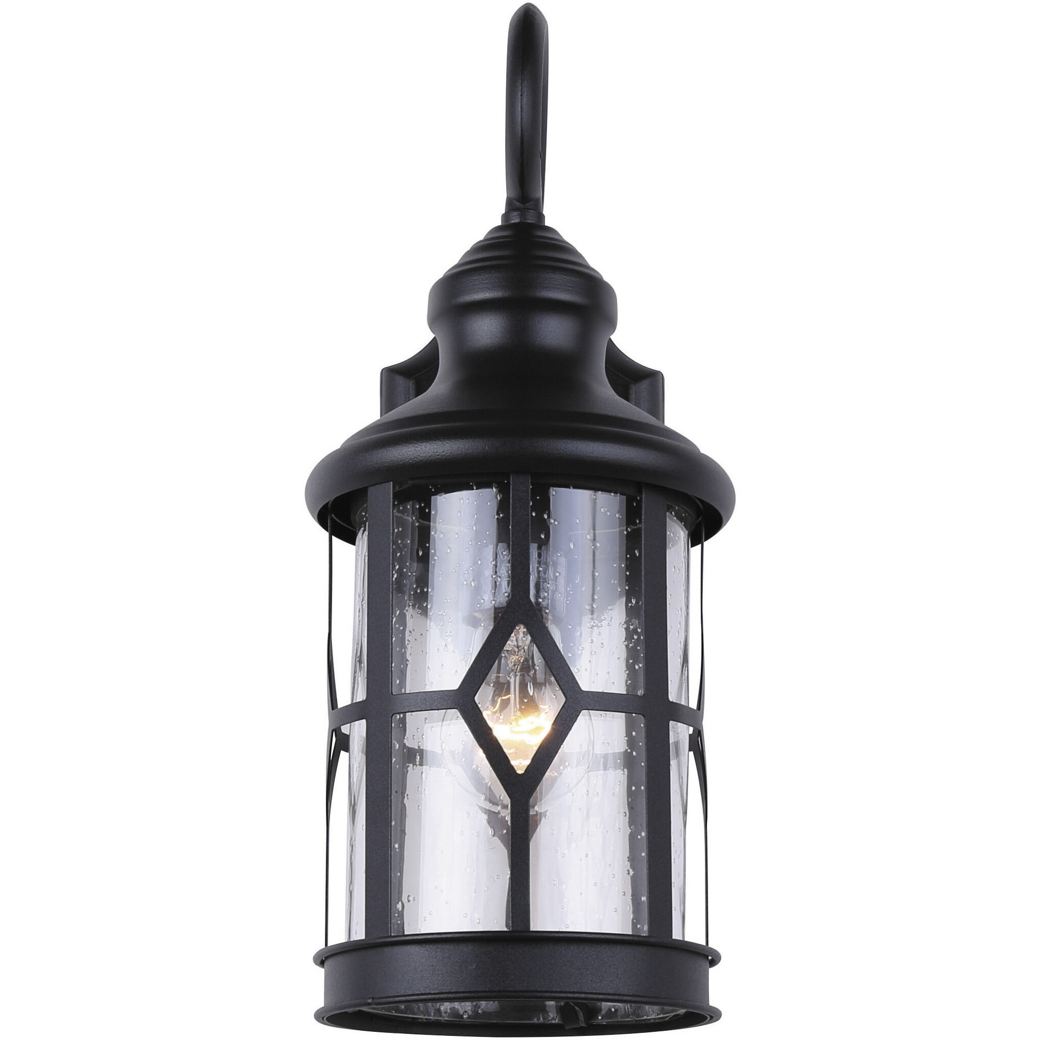 Madison 1 Light 16 inch Black Outdoor Downlight