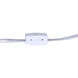 Caleb 19 inch 60.00 watt Matte White & Wood Table Lamp Portable Light