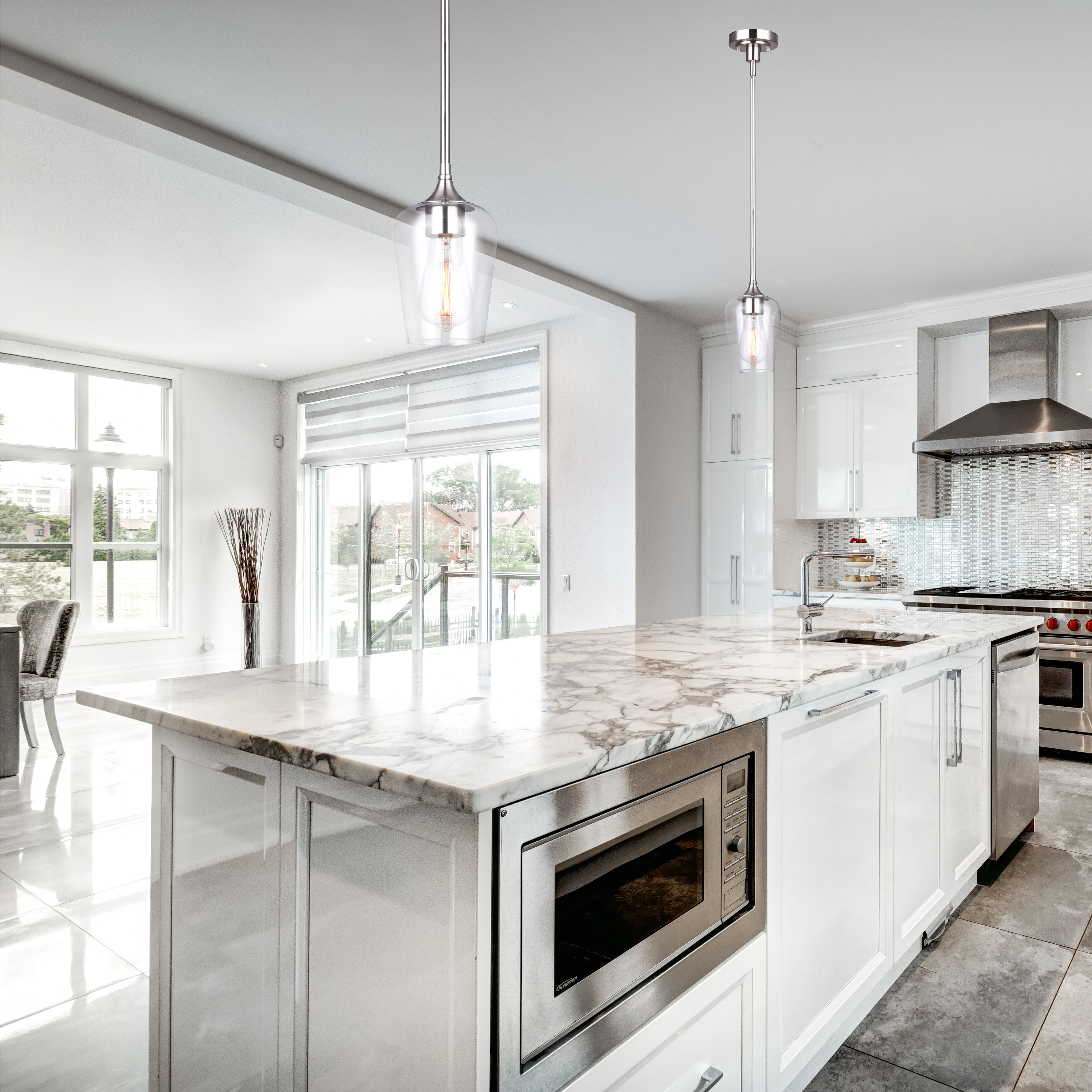 Conall 1 Light 5 inch Brushed Nickel Pendant Ceiling Light