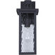 Shana 1 Light 16 inch Black Outdoor Wall Lantern