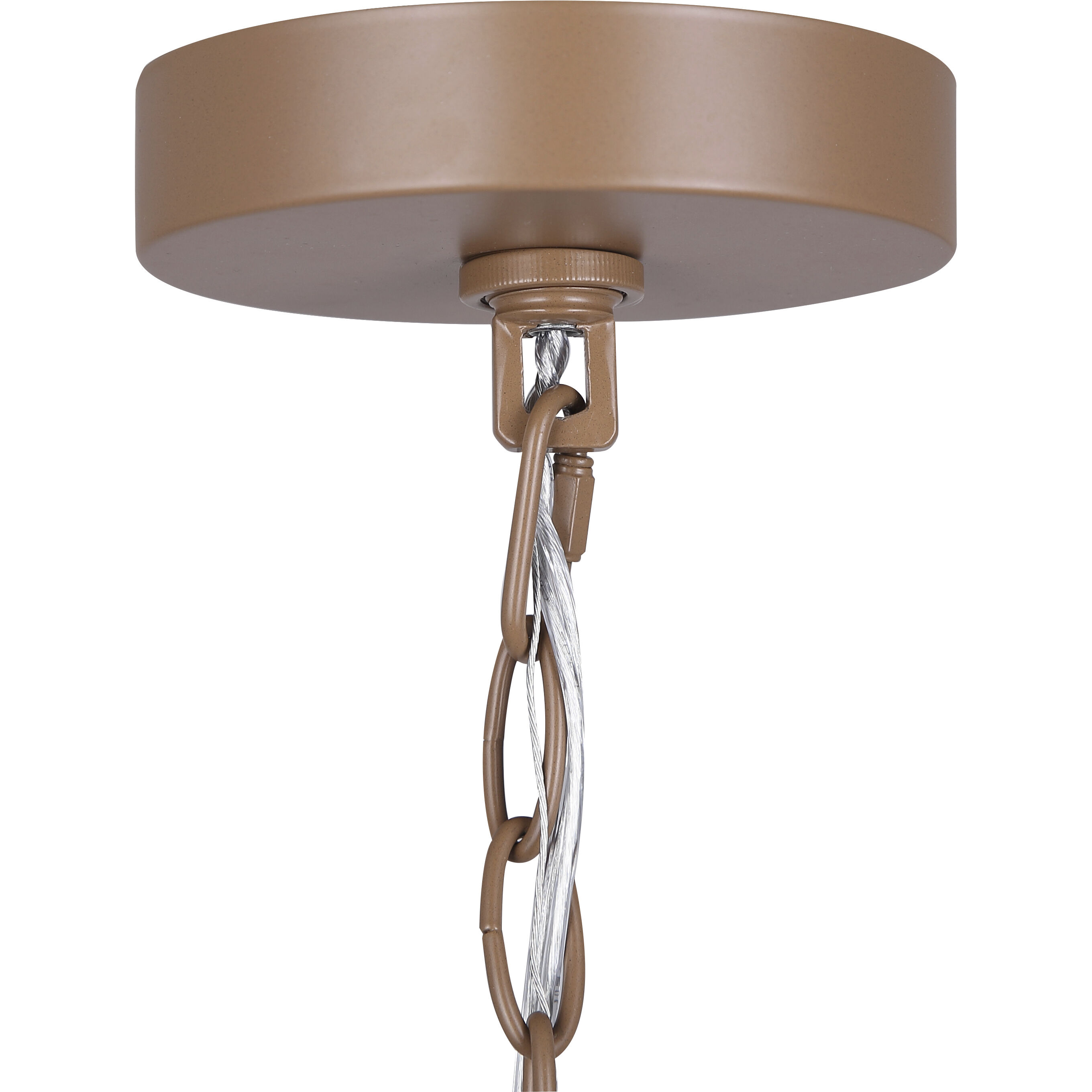 Aura 3 Light 20 inch Tan Pendant Ceiling Light