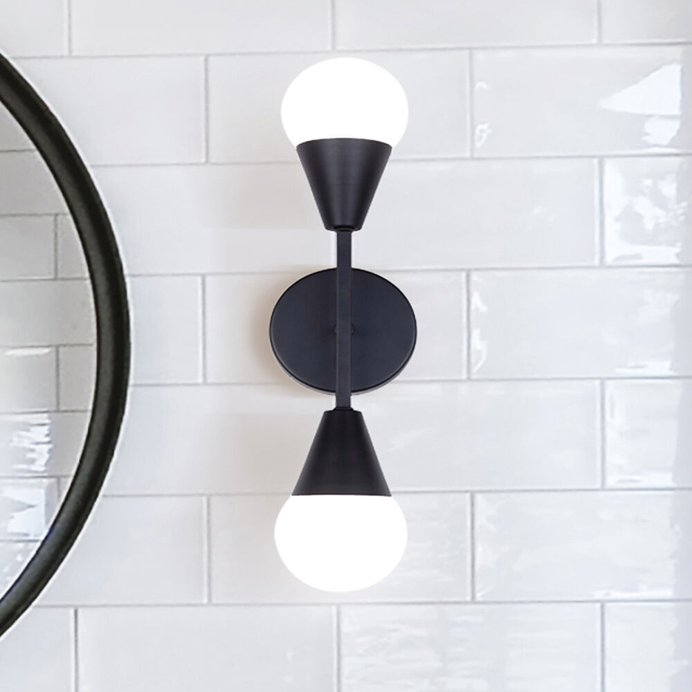 Arlowe 2 Light 4.75 inch Black Wall Light