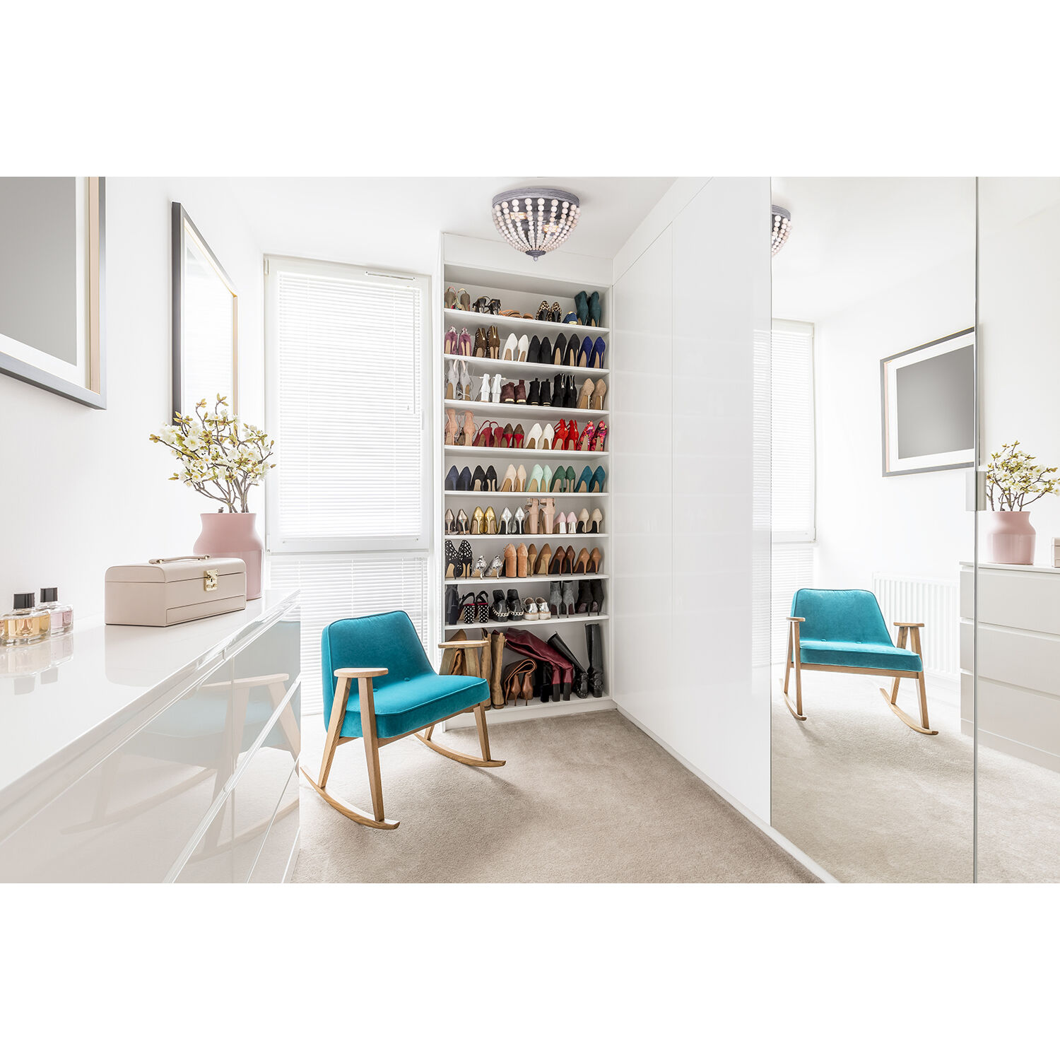 Madison 2 Light 13 inch Grey Metal and Wood Flush Mount Ceiling Light