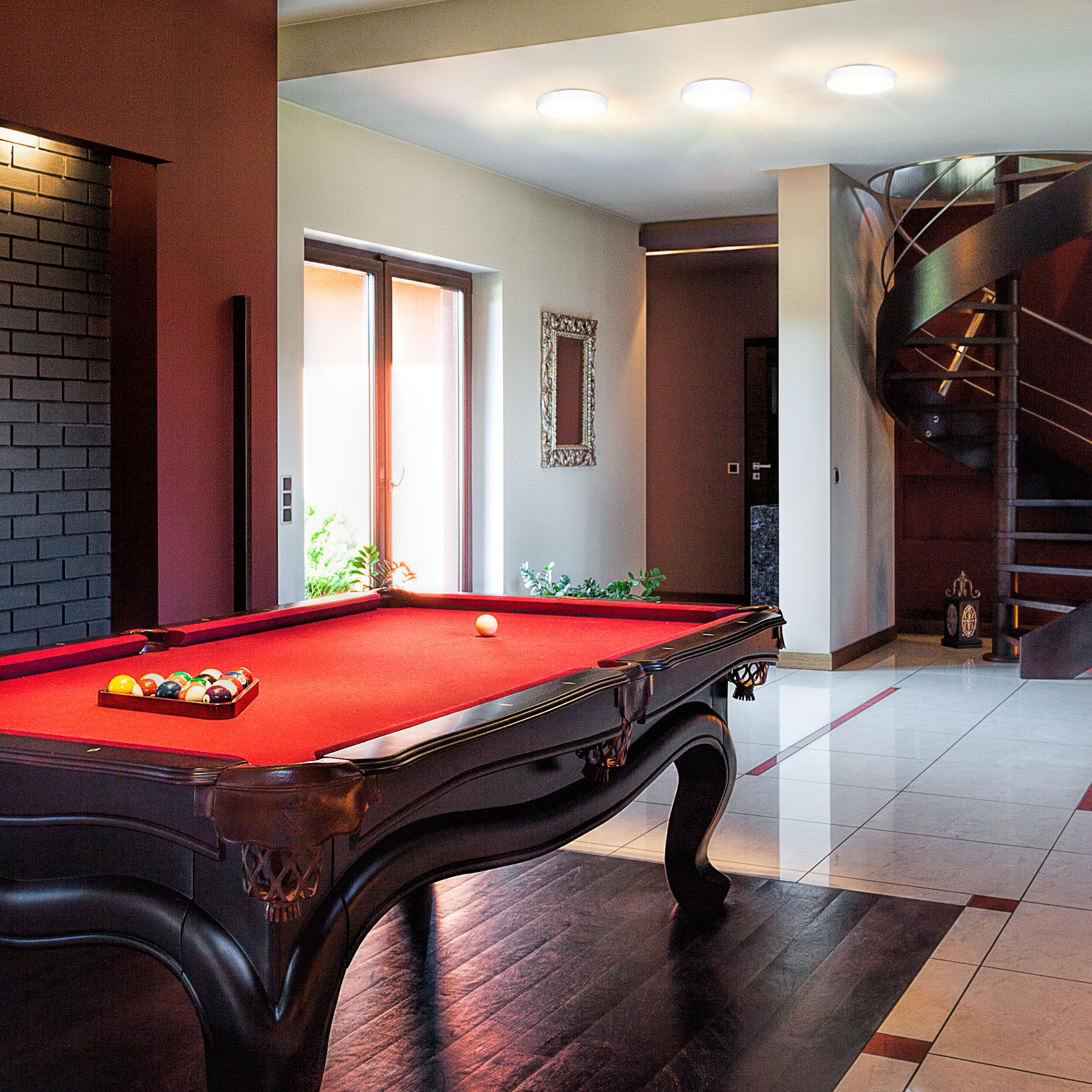 Madison LED 8 inch White Disc Light