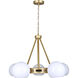 Monroe 5 Light 30.25 inch Gold Chandelier Ceiling Light