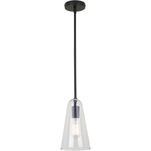 Luisa 1 Light 5.88 inch Black Pendant Ceiling Light