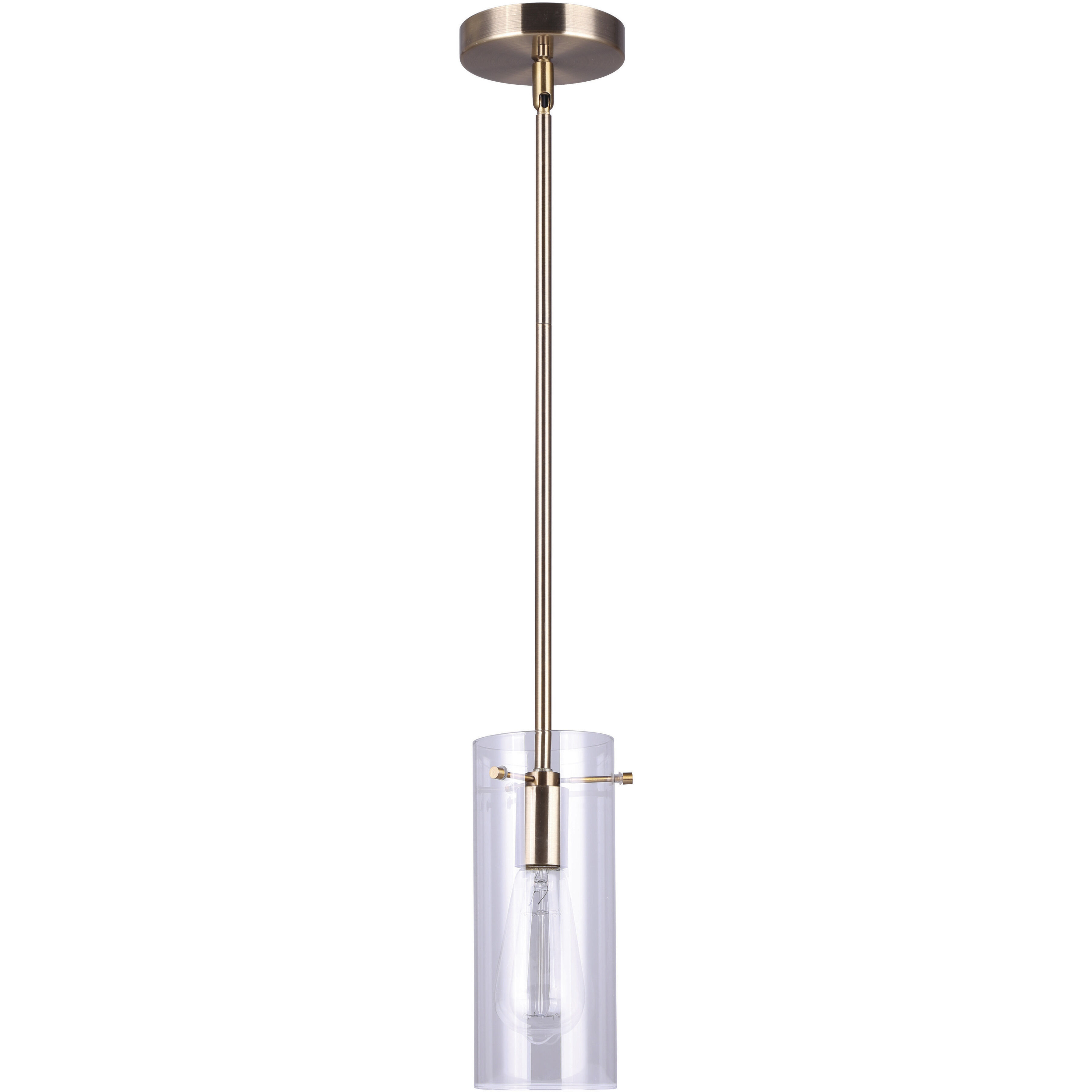 Madison 1 Light 5 inch Gold Pendant Ceiling Light