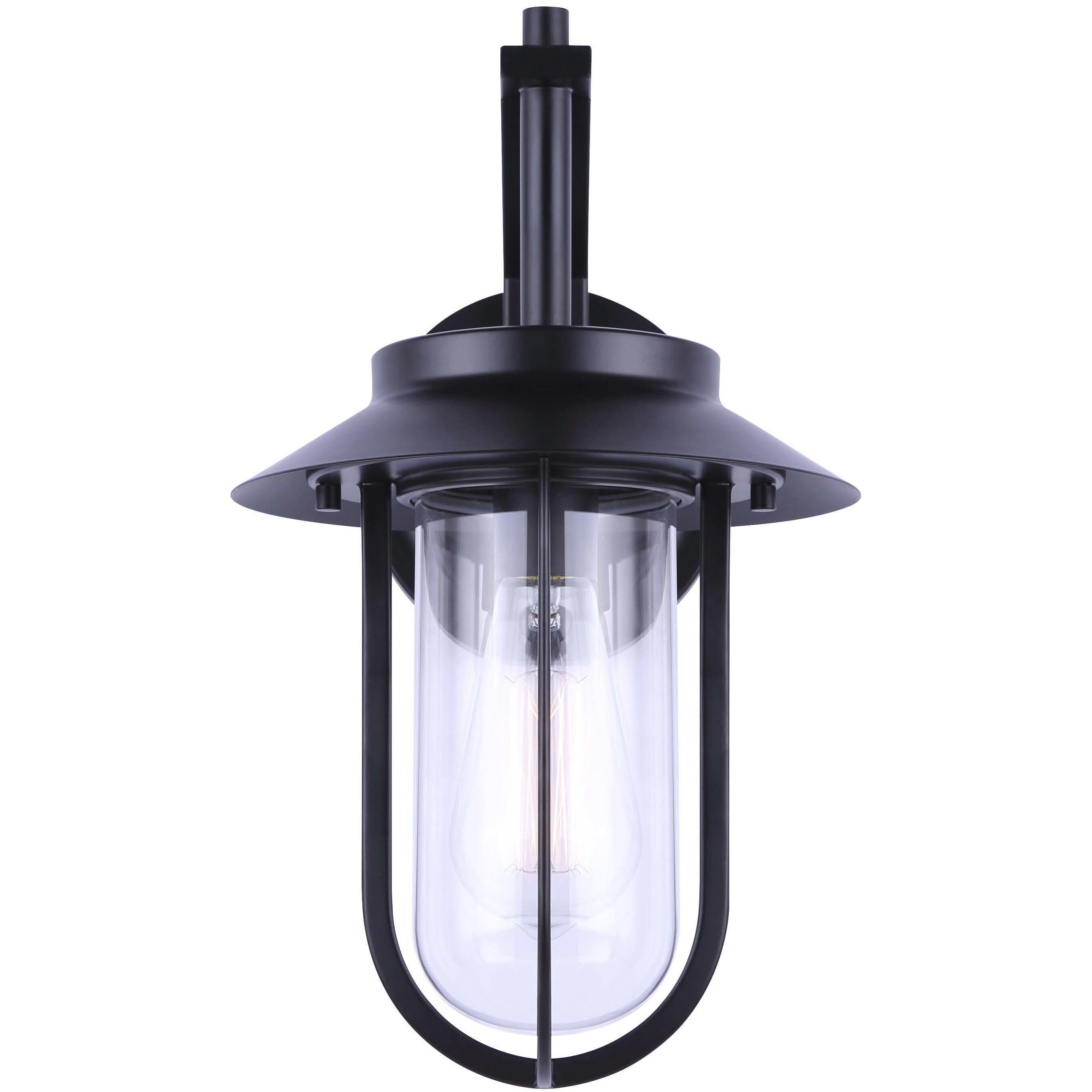Navy 8 inch Black Outdoor Lighting