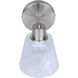 Luelle 1 Light 7.88 inch Brushed Nickel Vanity Light Wall Light