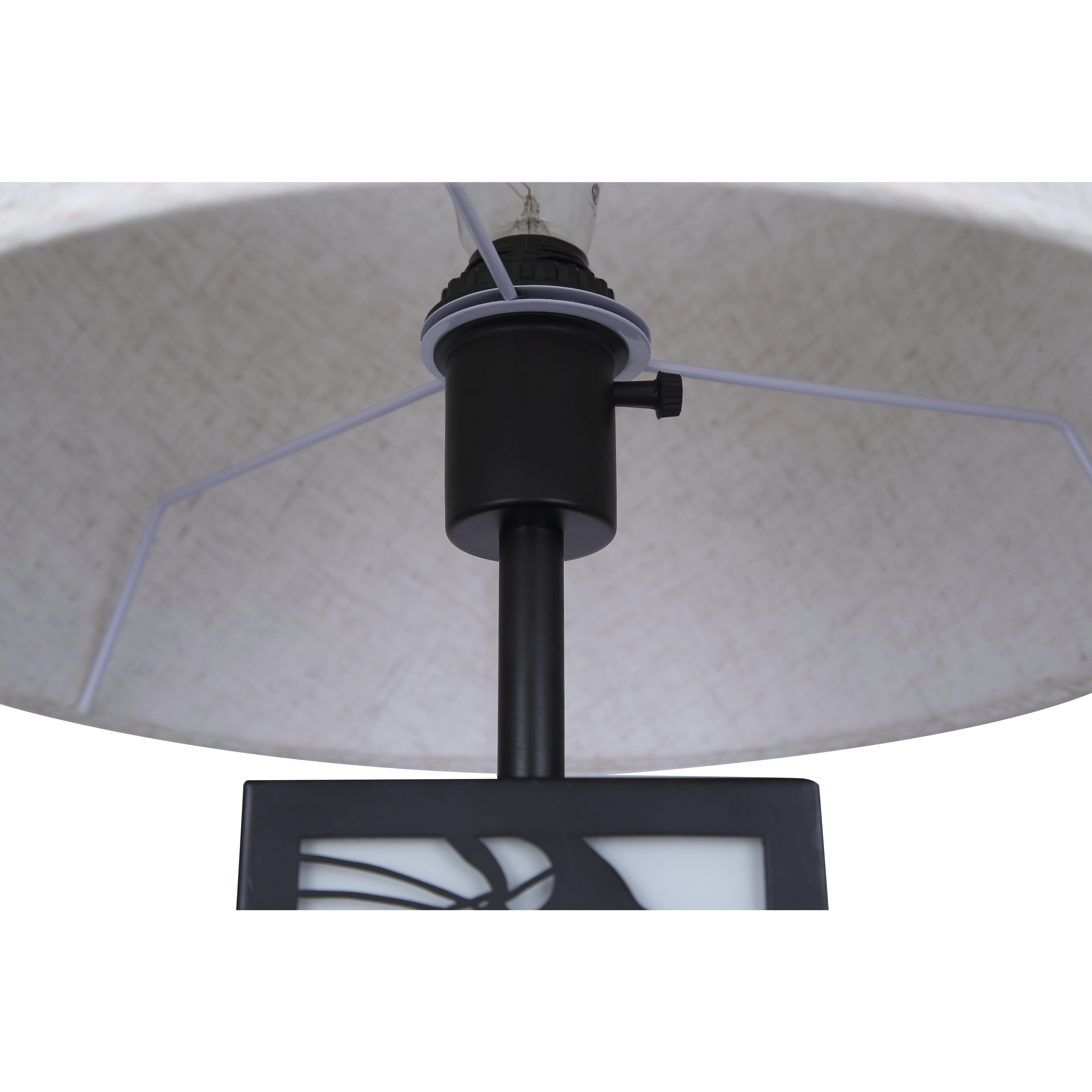 Coy 26 inch Matte Black Table Lamp Portable Light