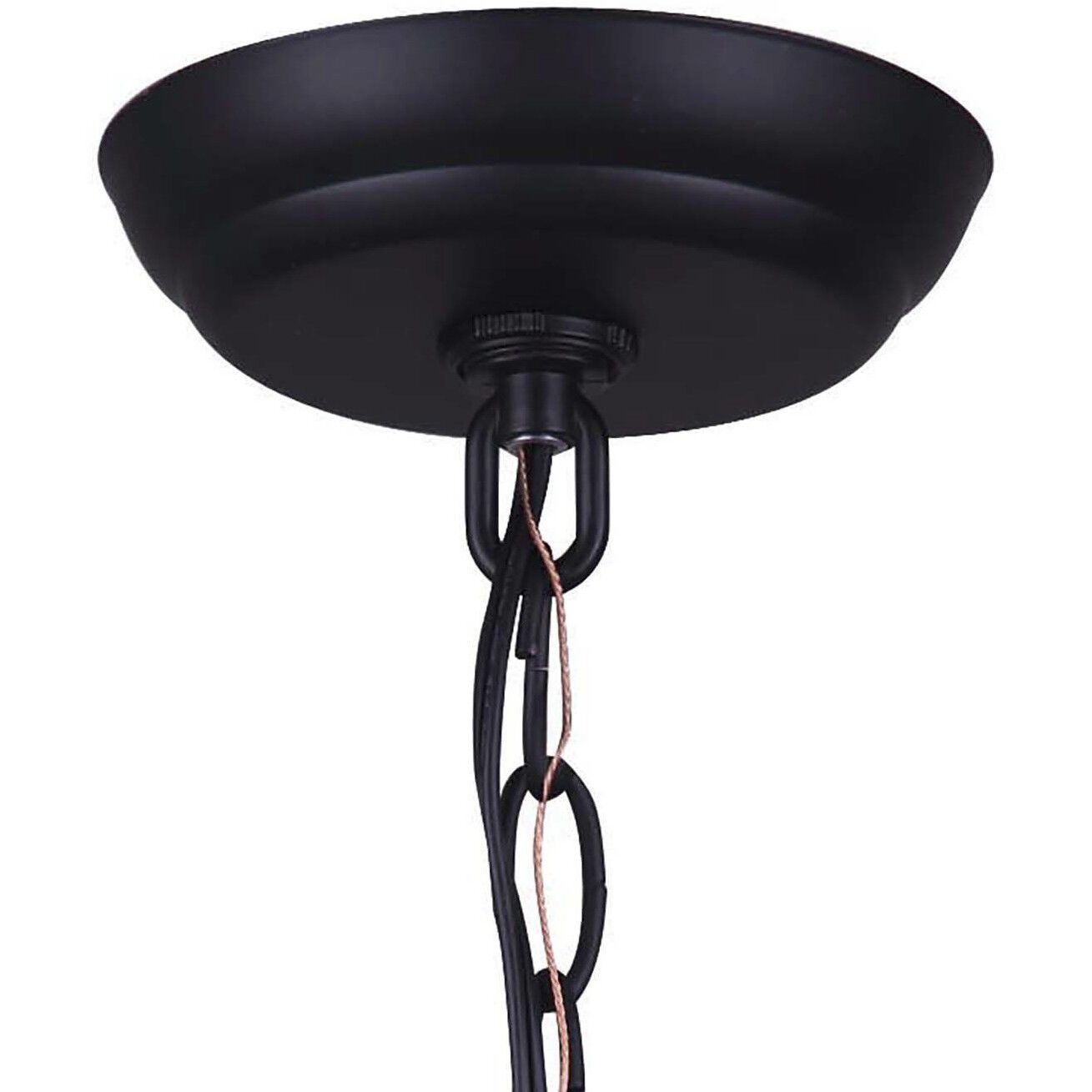 Armelle 4 Light 19.75 inch Black/Grey/Faux Wood Pendant Ceiling Light