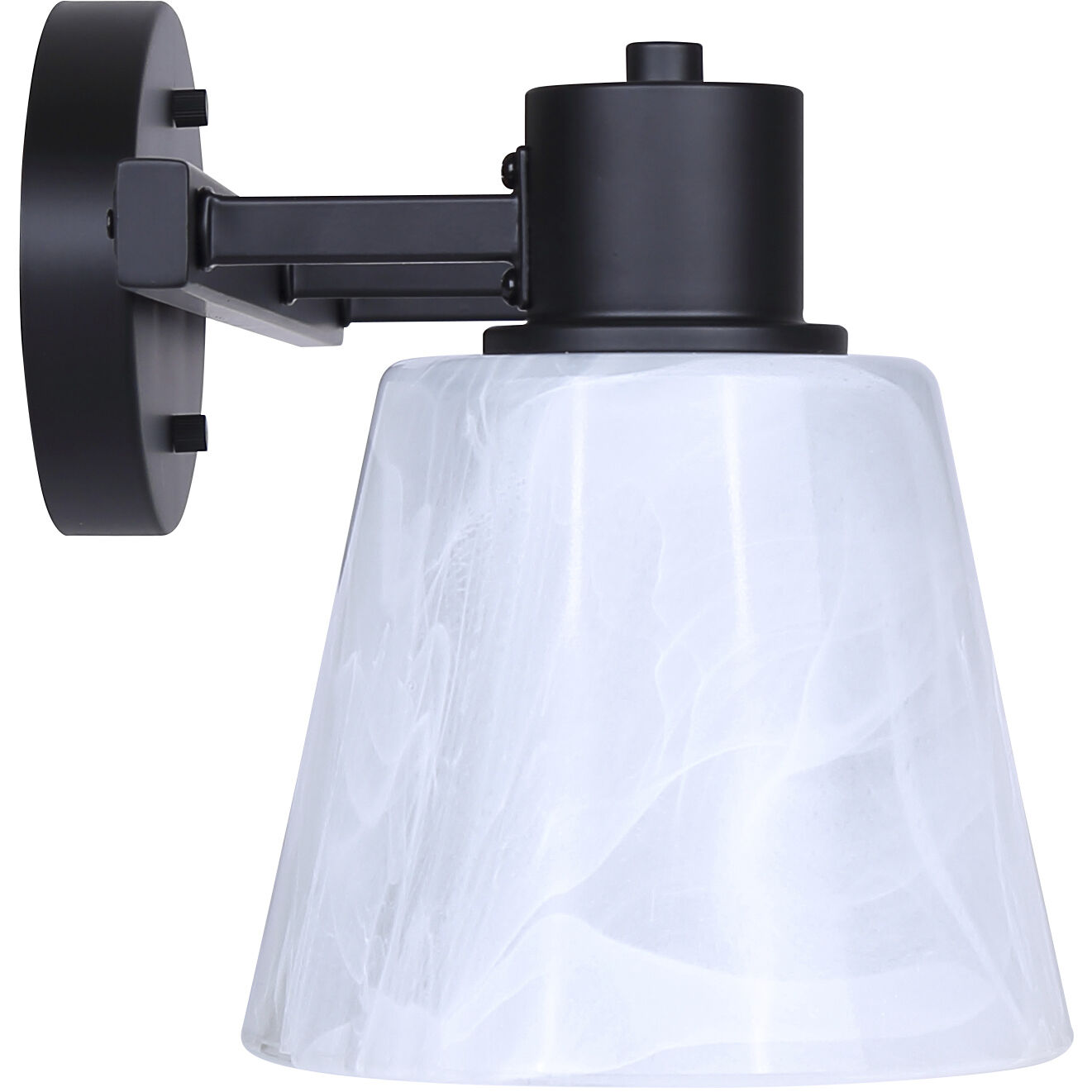 Luelle 3 Light 25 inch Black Vanity Light Wall Light