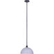 Marek 1 Light 13 inch Matte Black Rod Pendant Ceiling Light