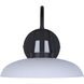 Jodi 1 Light 10 inch White Outdoor Lantern