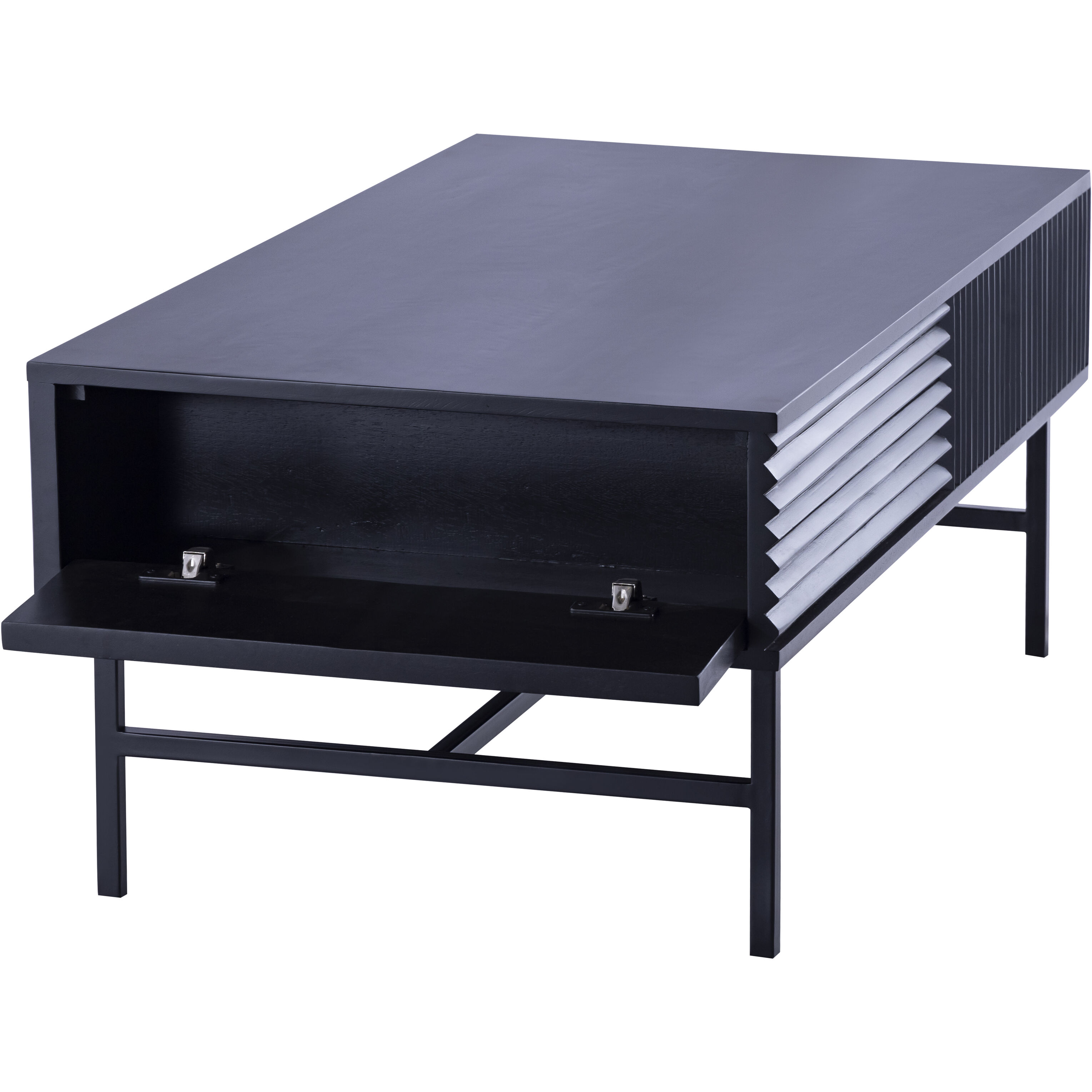 Mez 48.75 X 23.5 inch Black Coffee Table