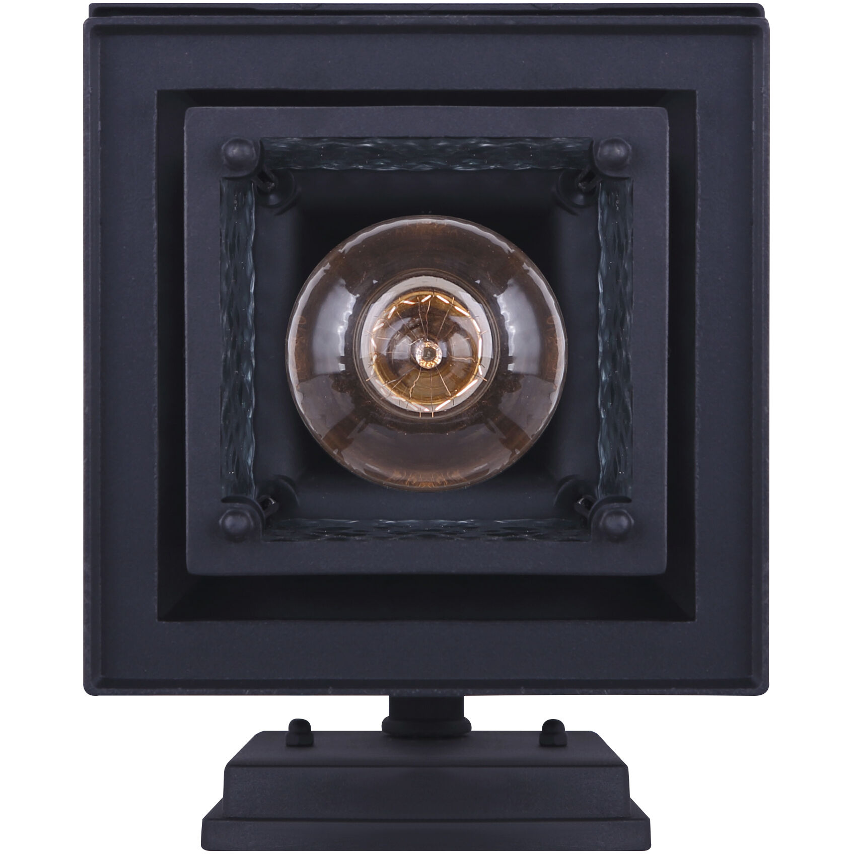 Madison 1 Light 11 inch Black Outdoor Post Light