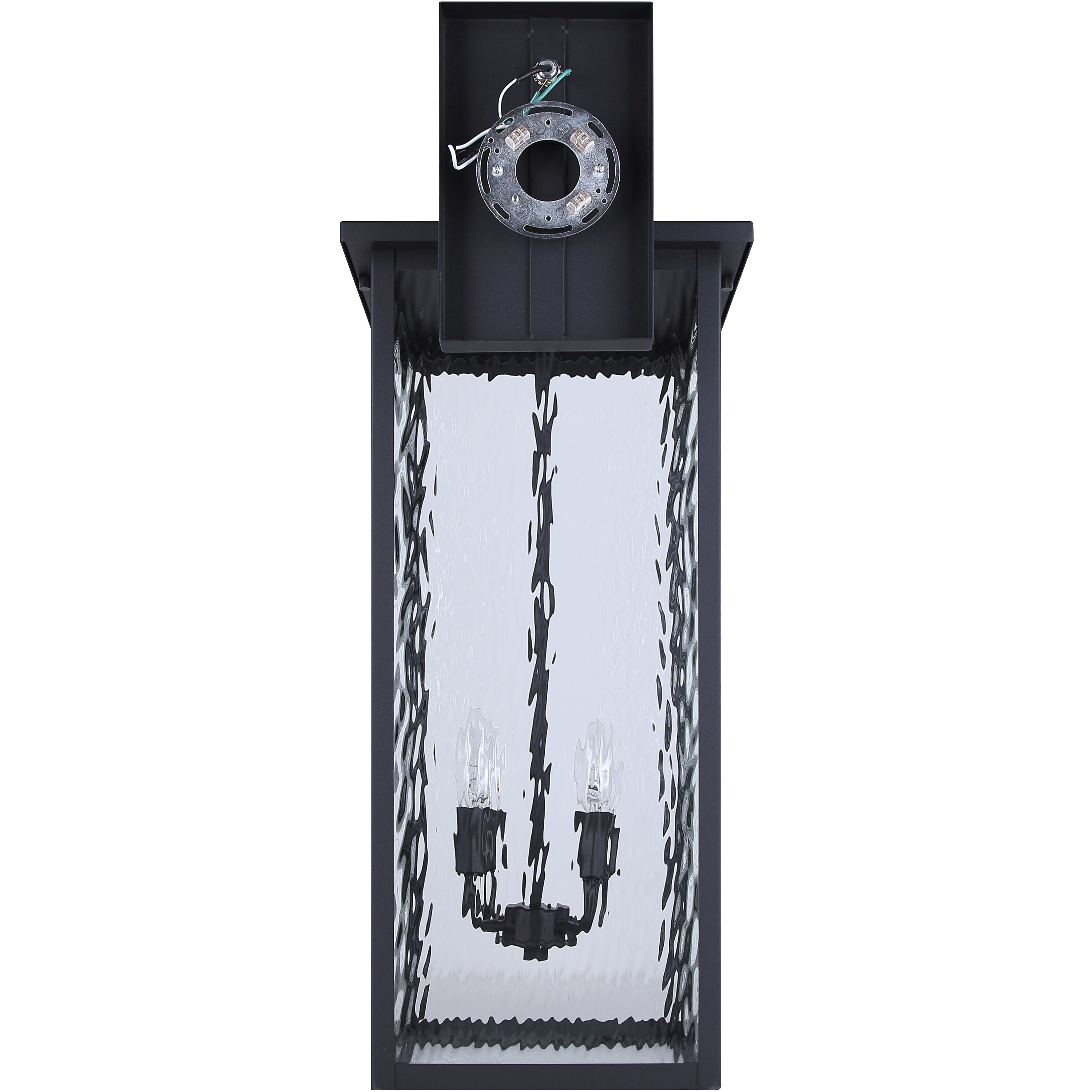 Shana 4 Light 30 inch Black Outdoor Wall Lantern