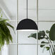 Sadie 1 Light 16 inch Matte Black Pendant Ceiling Light