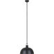 Polo 1 Light 16 inch Black Pendant Lighting Ceiling Light