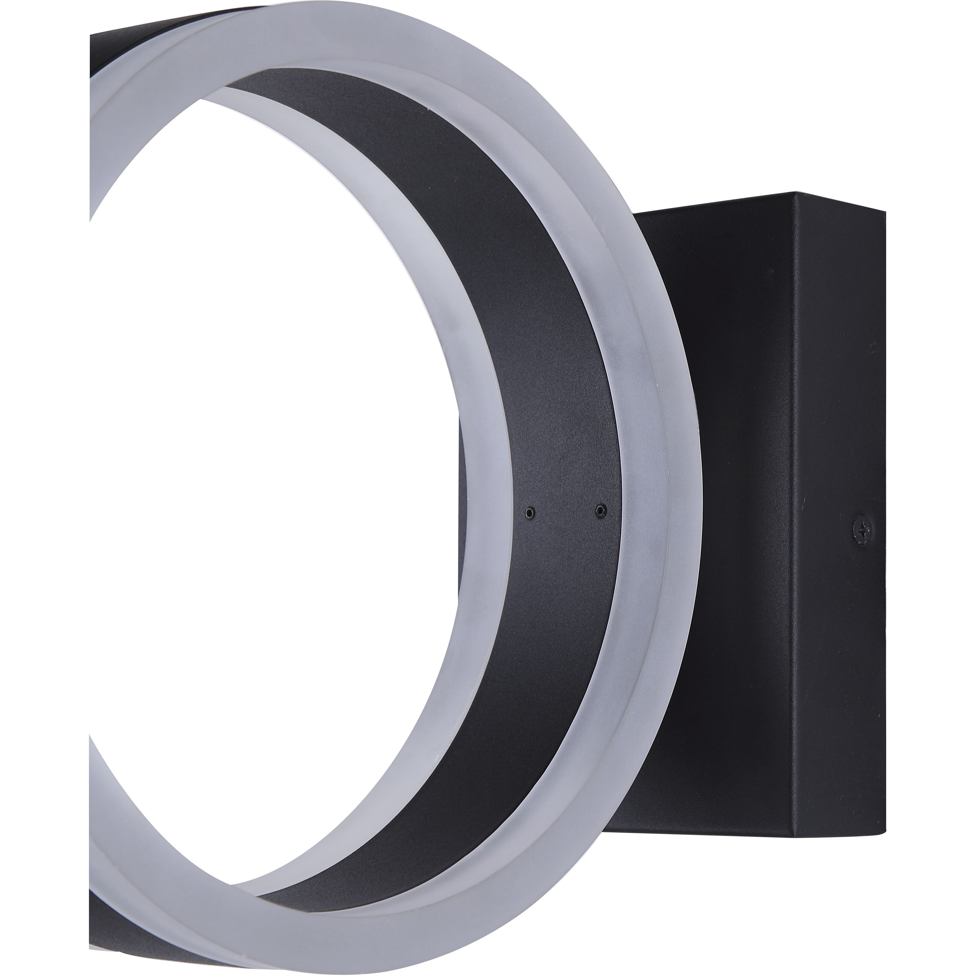 Franco LED 4.38 inch Black Outdoor Lantern